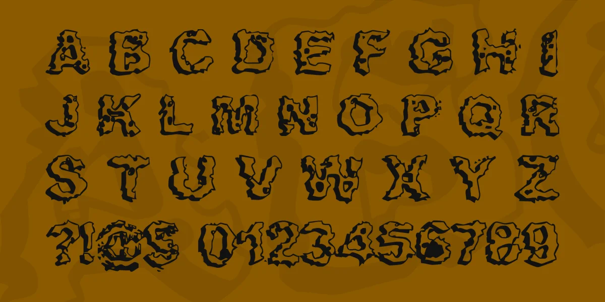 Apocalypshit Font preview 2