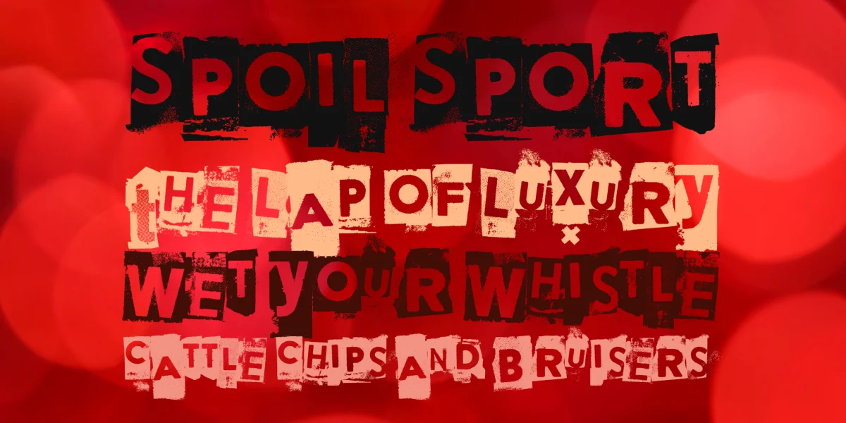 Appendix Font preview 3
