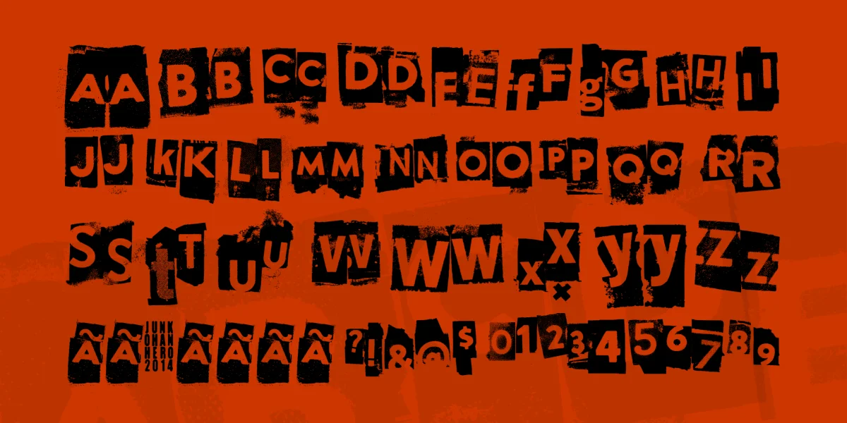 Appendix Font preview 5