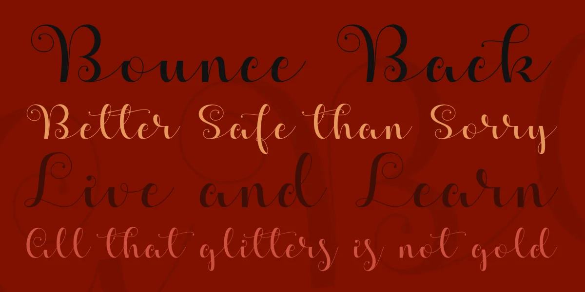 Apples Script Demo Font preview 2