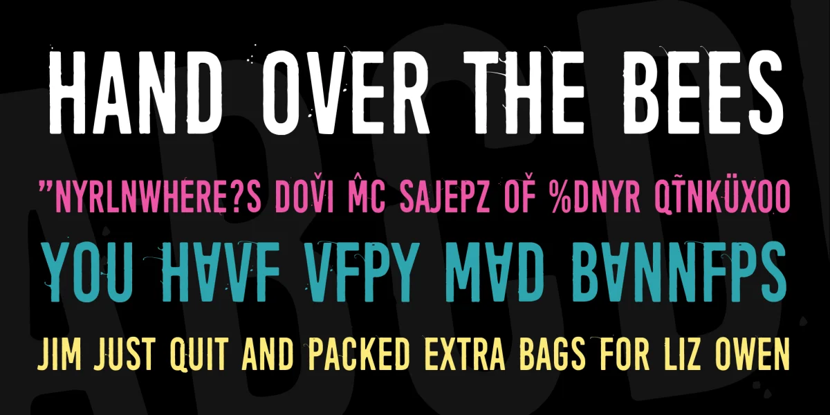 April Fools' Day Font Family preview 2
