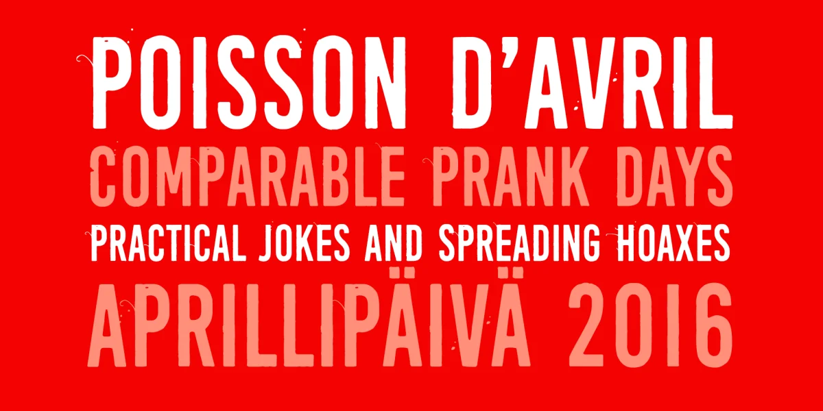April Fools' Day Font Family preview 3