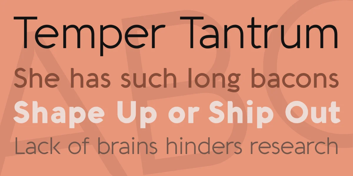 Aquawax Font Family preview 9