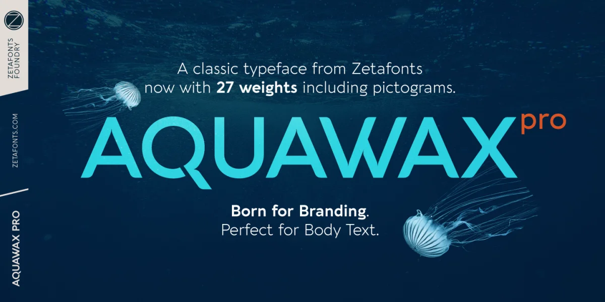 Aquawax Pro Font Family