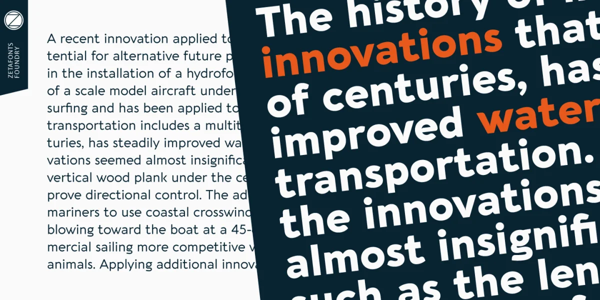 Aquawax Pro Font Family preview 3