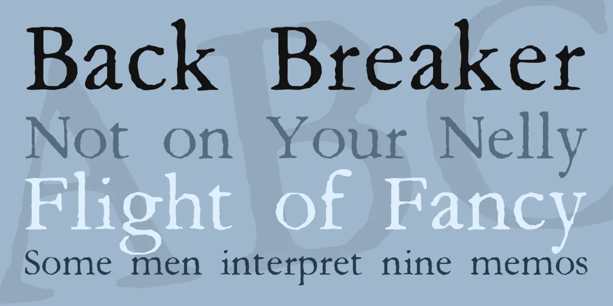 Aquifer Font preview 2