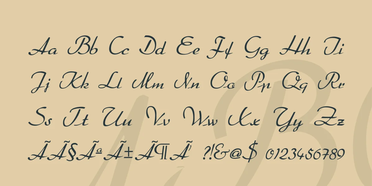 Arabella Font preview 4