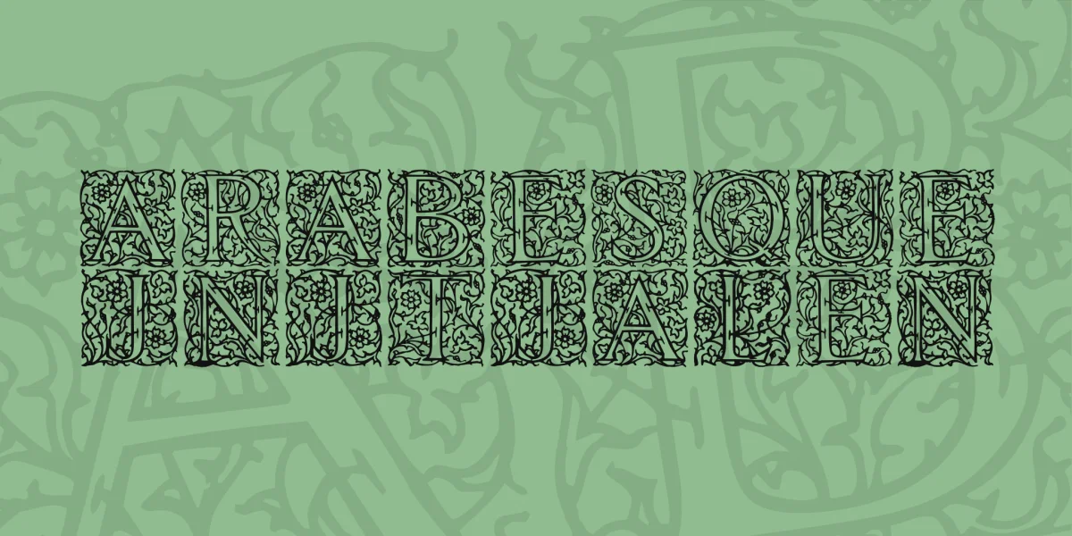 Arabesque Initialen Font