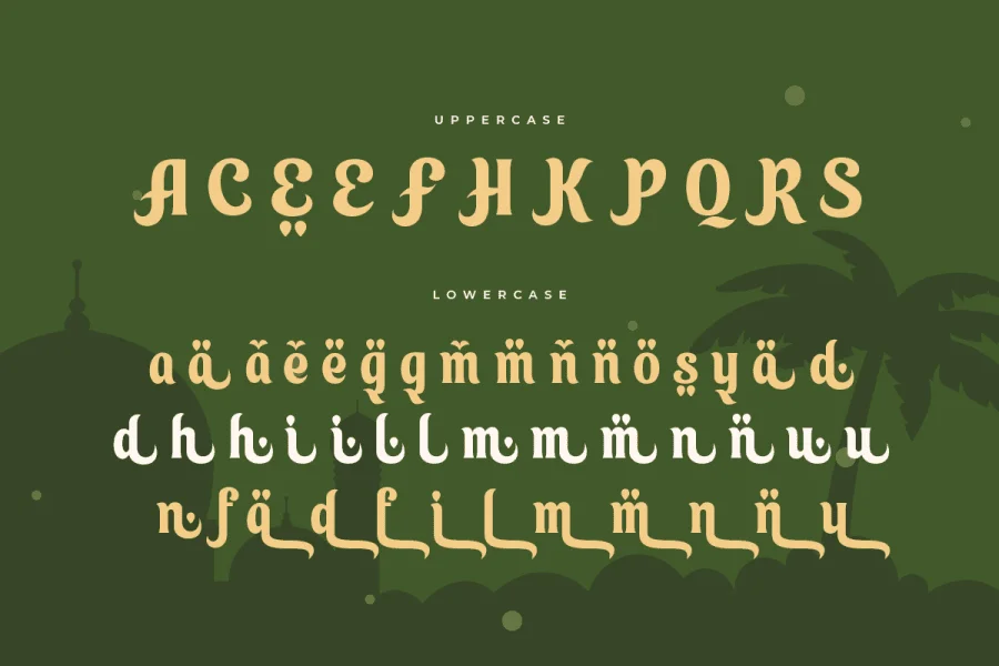 Arabic Ramadan Font preview 13