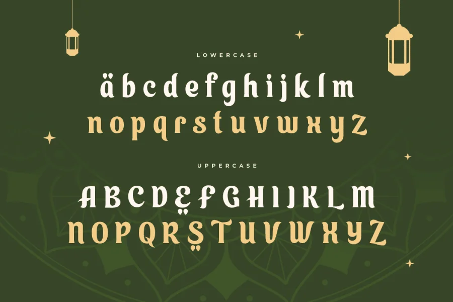 Arabic Ramadan Font preview 14
