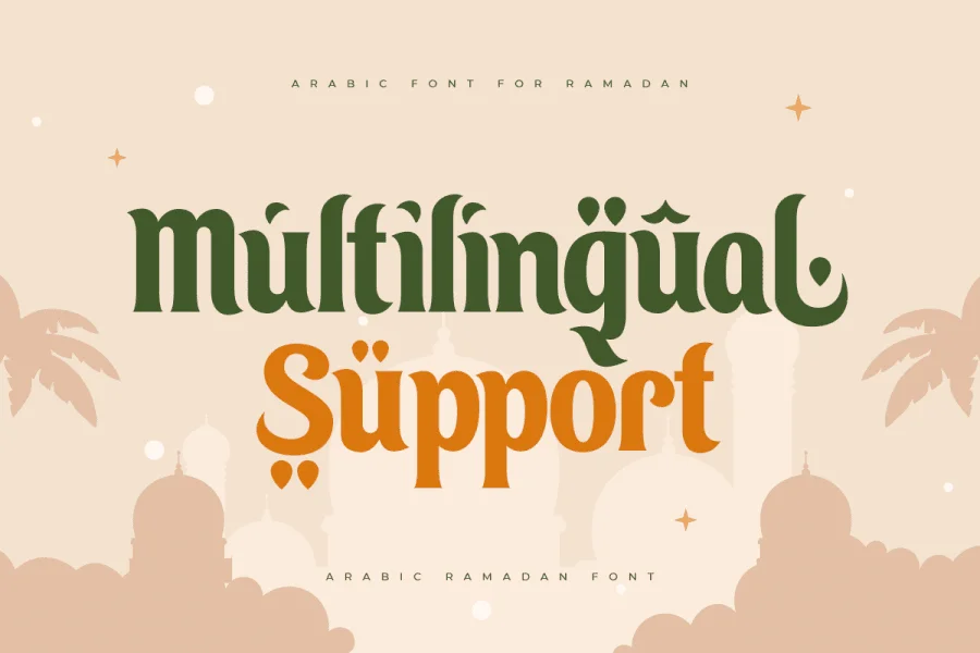Arabic Ramadan Font preview 16