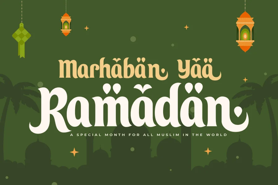 Arabic Ramadan Font preview 3