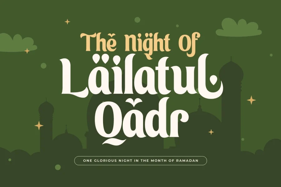 Arabic Ramadan Font preview 4