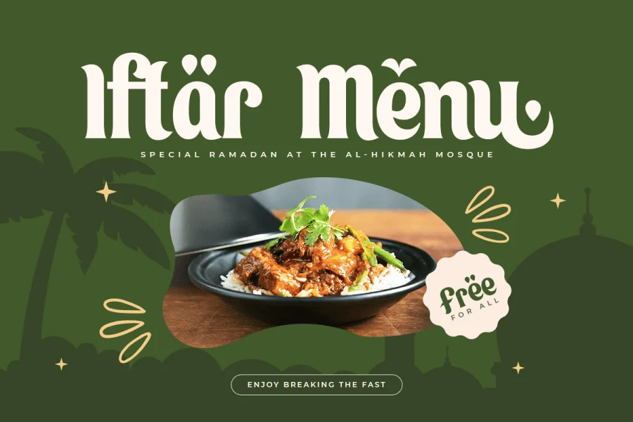 Arabic Ramadan Font preview 8