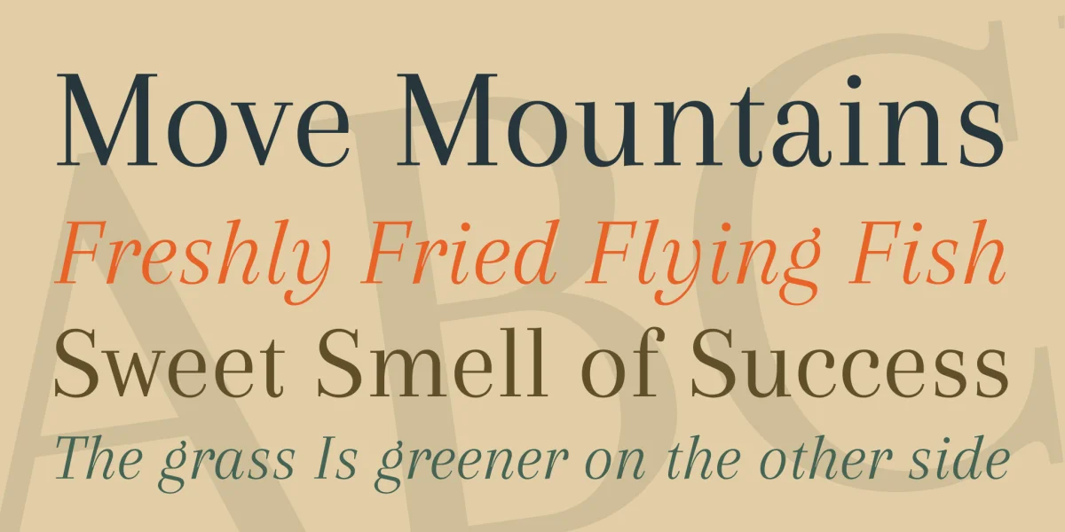 Arapey Font Family preview 2
