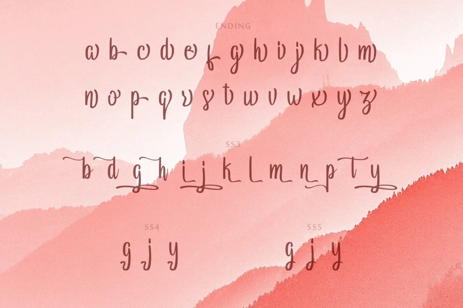 Arayara demo Font preview 8