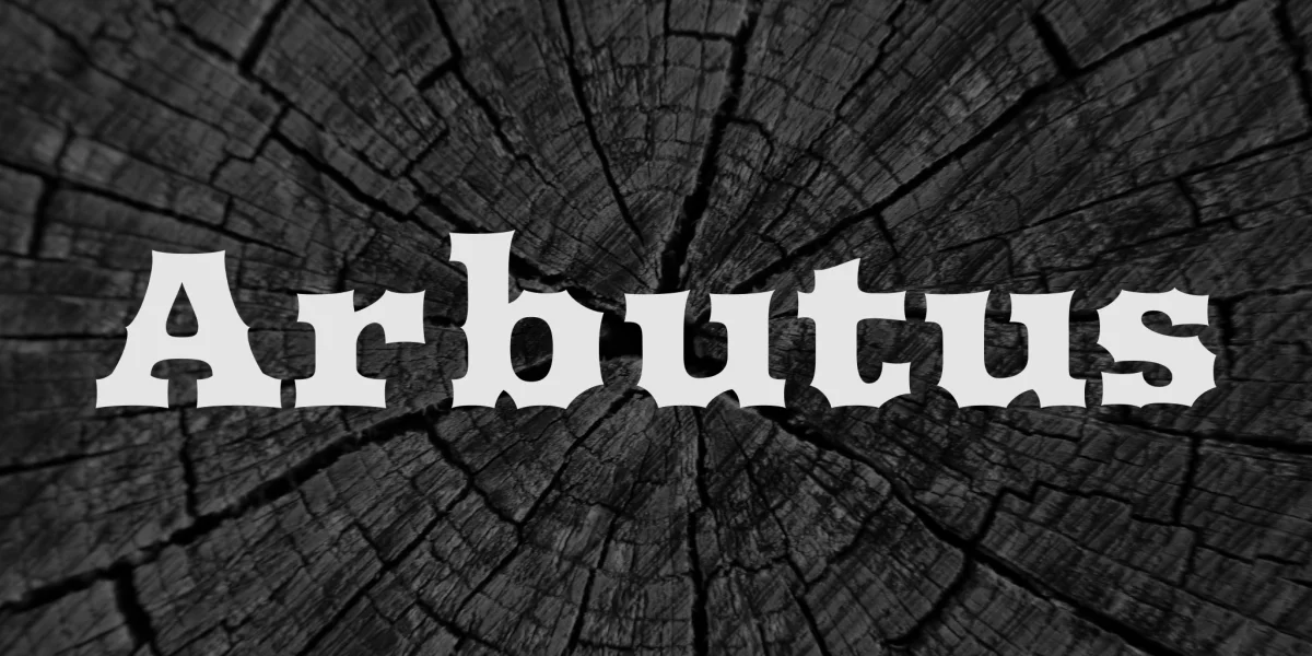 Arbutus Font