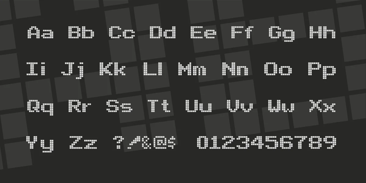 Arcade Font preview 3