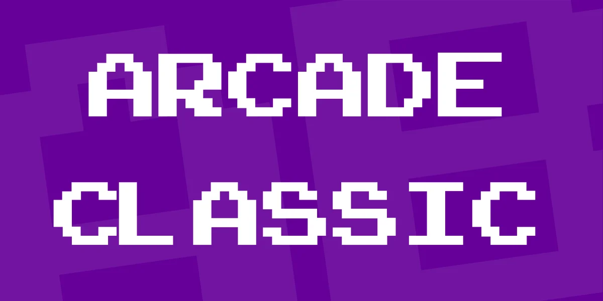 Arcade Classic Font