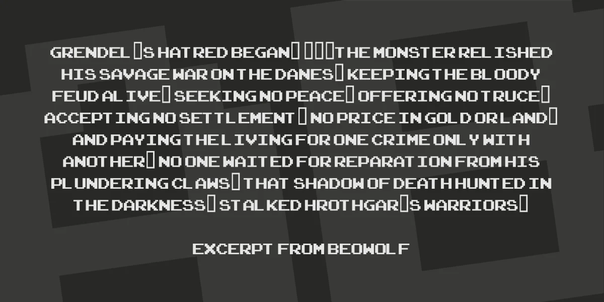 Arcade Classic Font preview 3