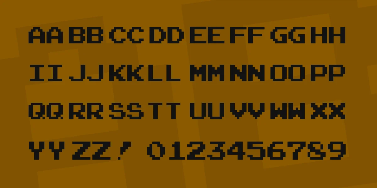 Arcade Classic Font preview 4