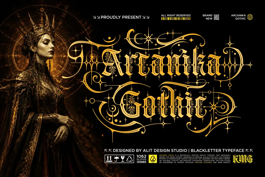Arcanika Gothic Font