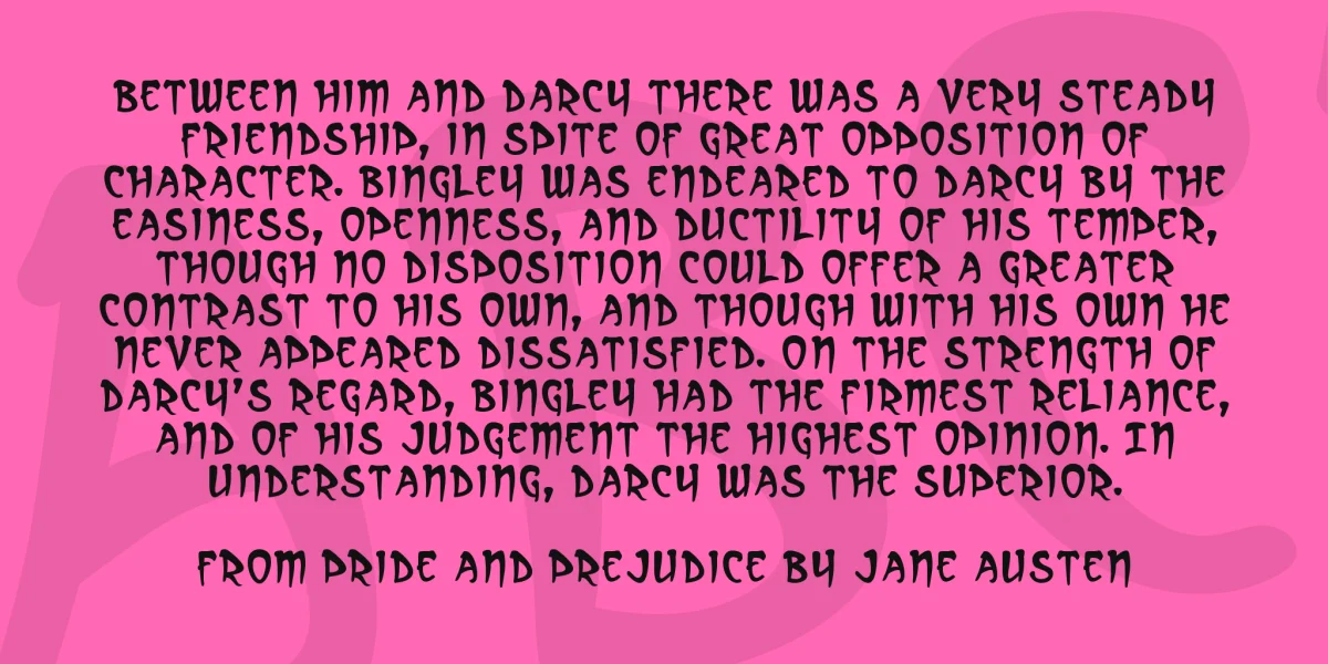 Arcanum Font Family preview 3