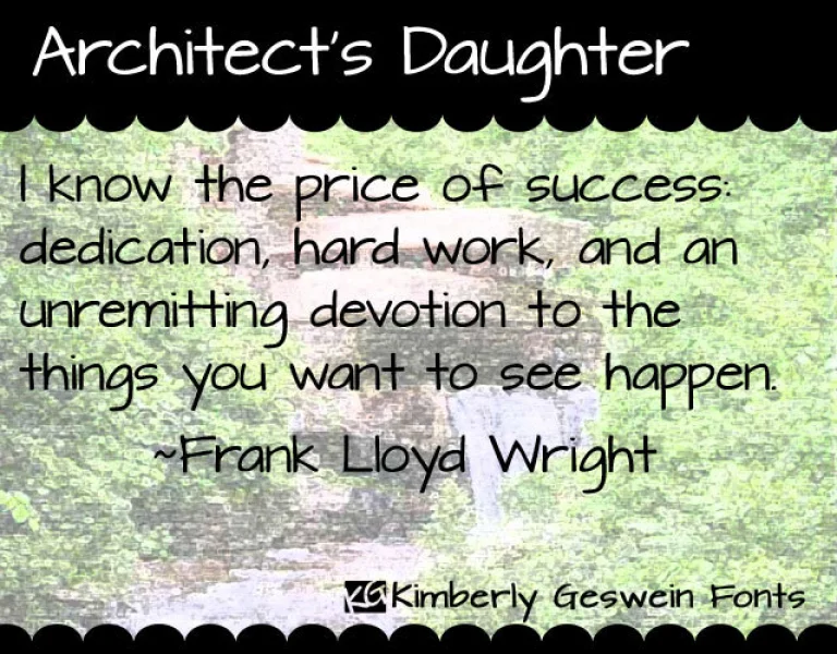 Architects Daughter Font preview 5