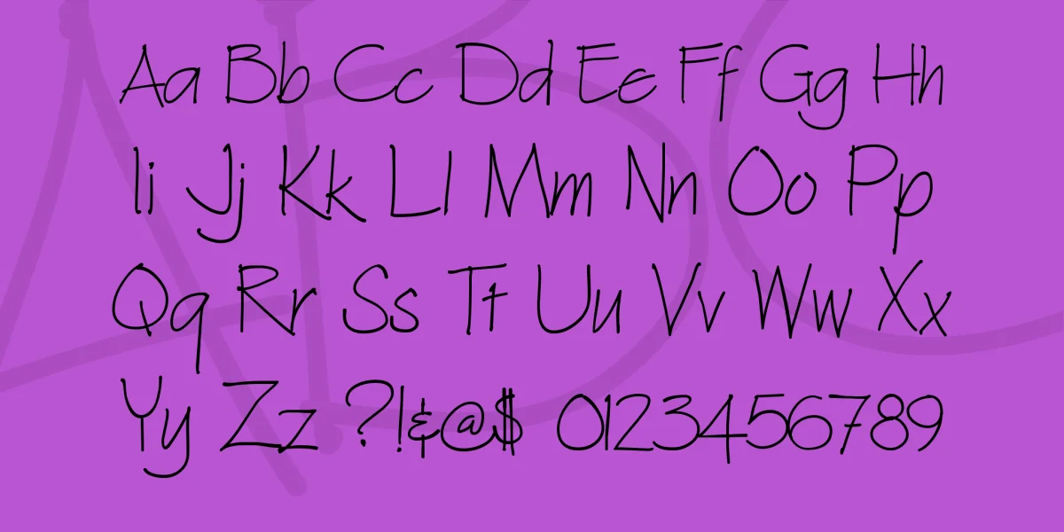 Architext Font preview 4