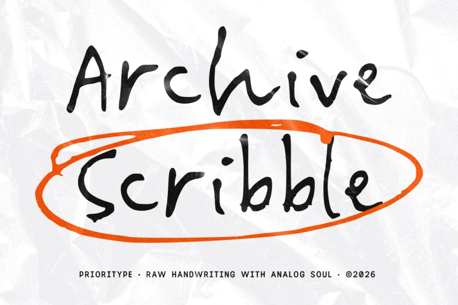 Archive Scribble DEMO Font