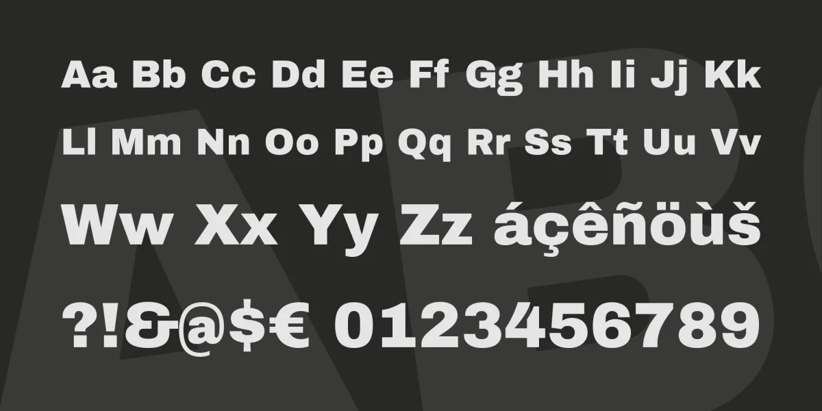 Archivo Black Font preview 3