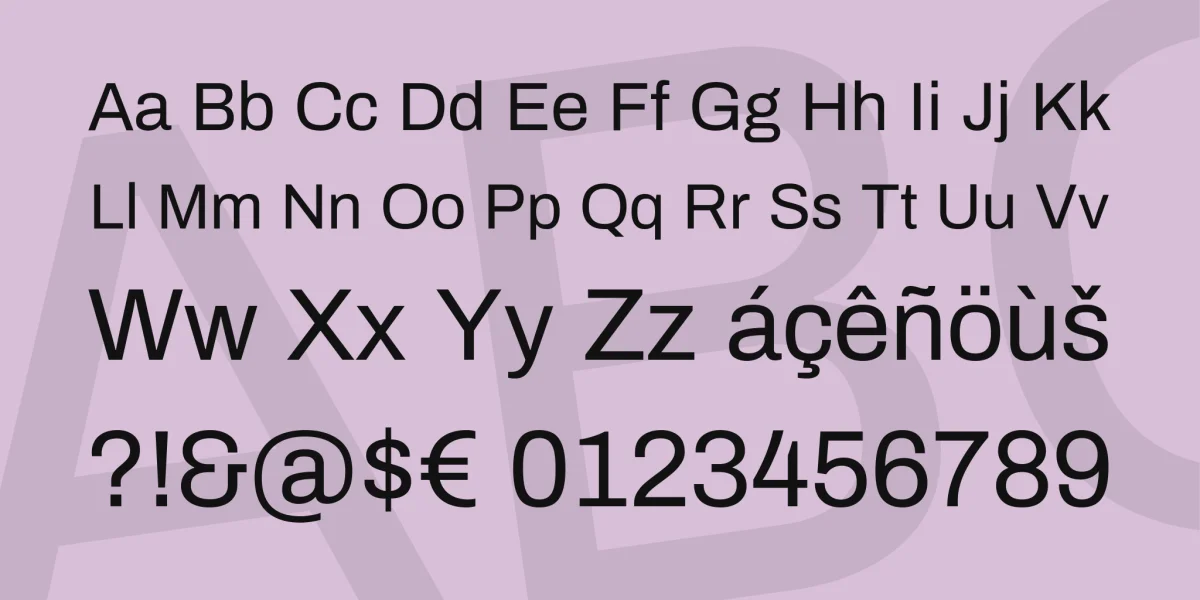 Archivo Font Family preview 4