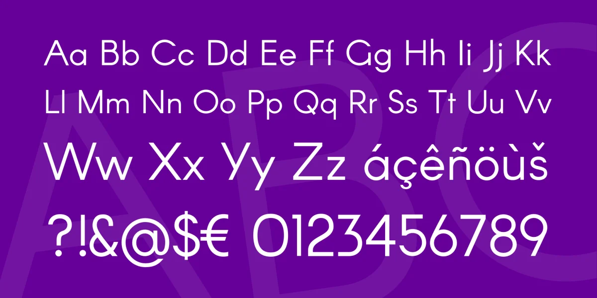 Arcon Font preview 4