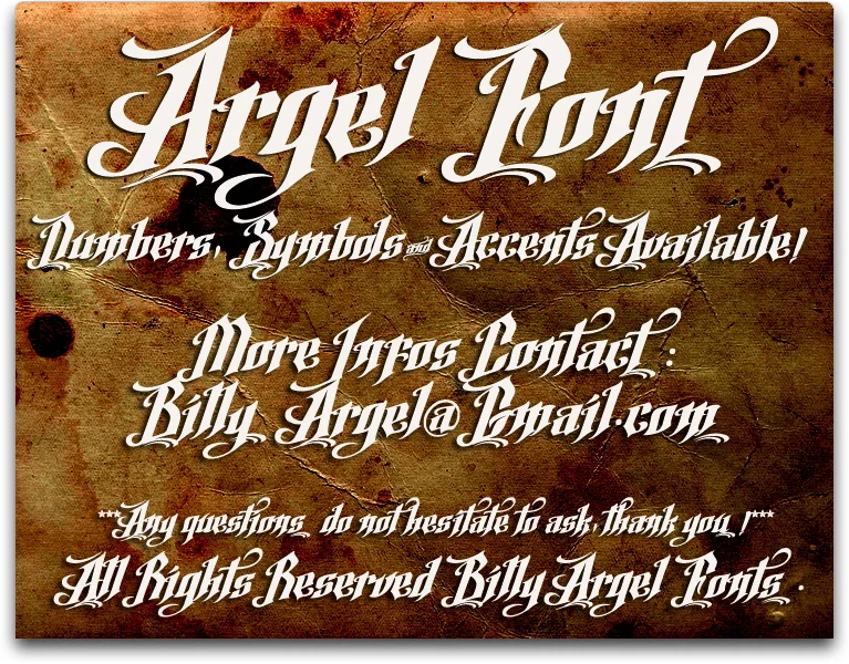 Argel Font Font