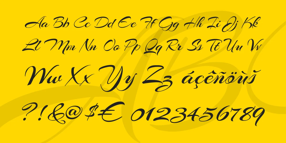Arizonia Font preview 4