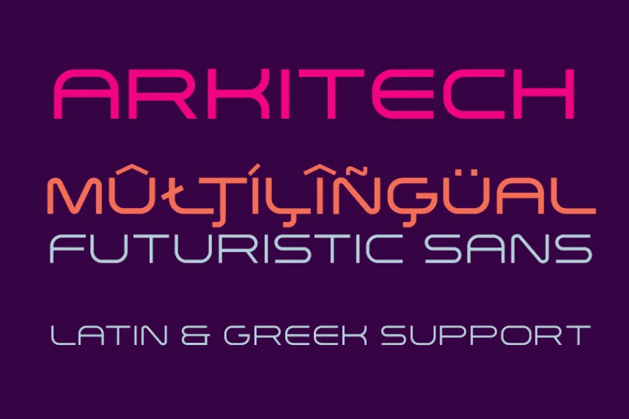 Arkitech Font Family