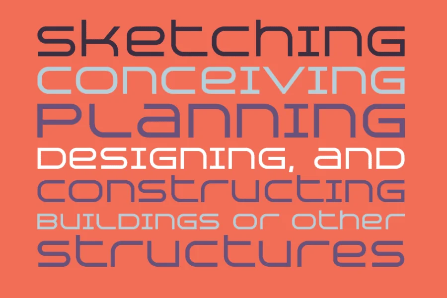 Arkitech Font Family preview 2