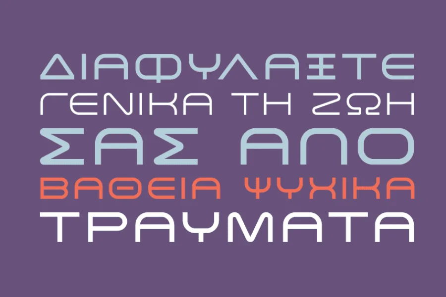 Arkitech Font Family preview 3