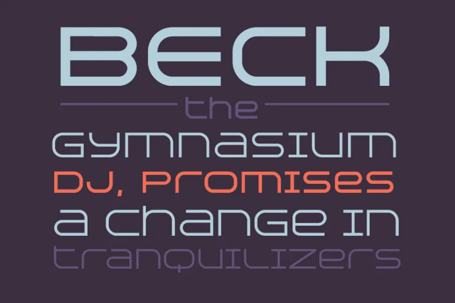 Arkitech Font Family preview 5