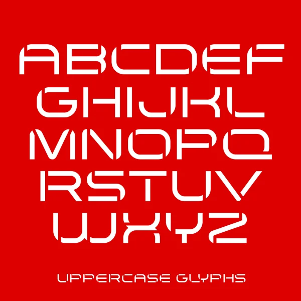 Arkitech Stencil Font preview 5