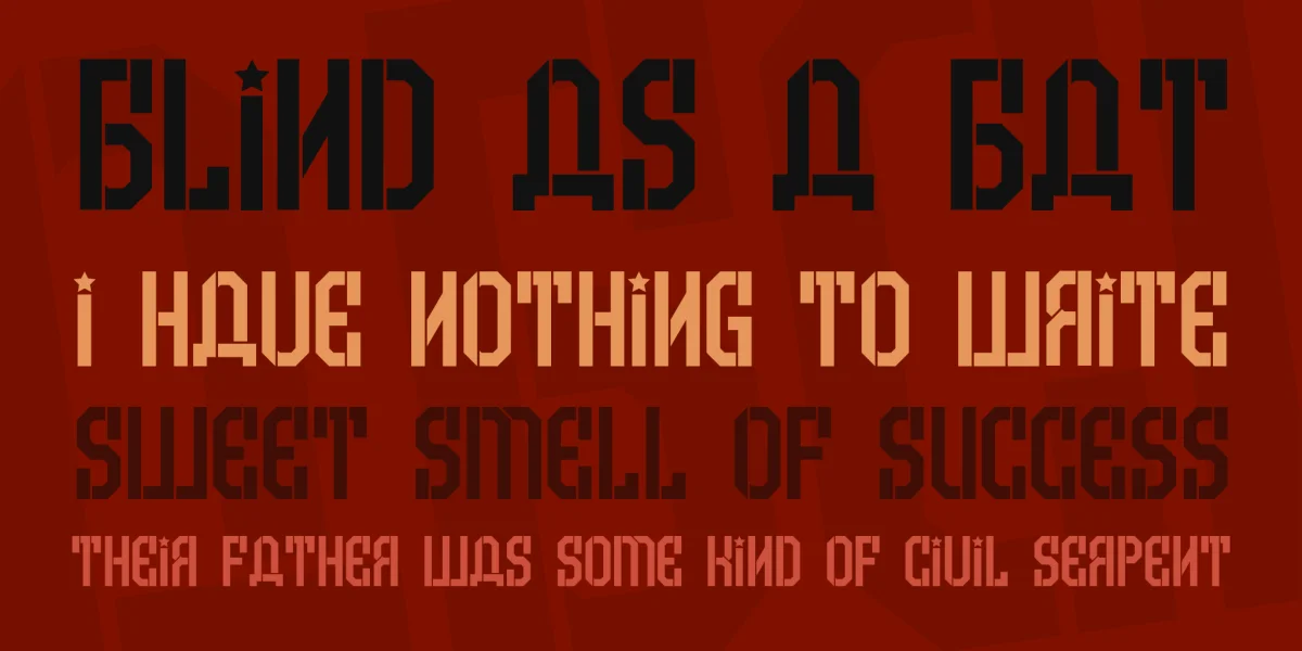 Armenia Font Family preview 2