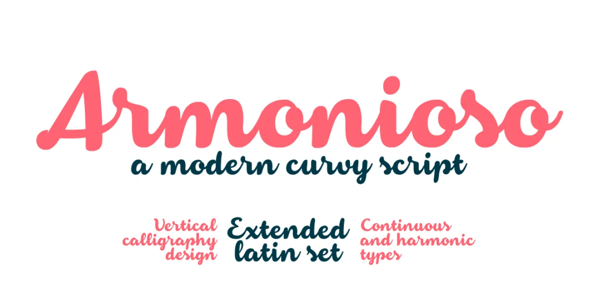 Armonioso Font preview 2