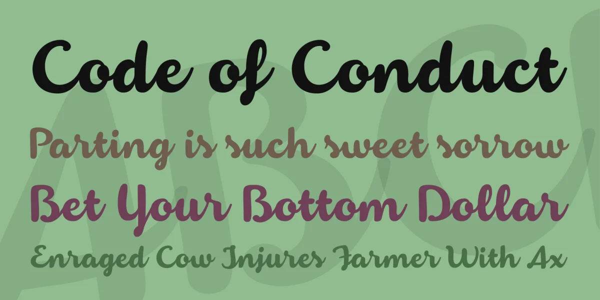 Armonioso Font preview 7