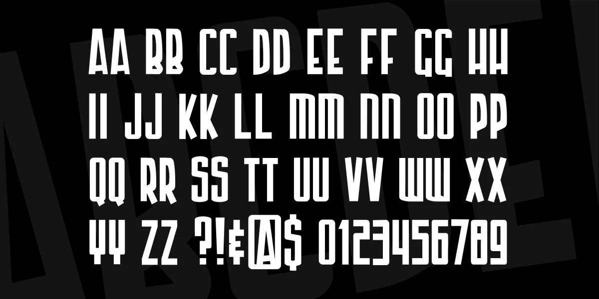 Armor Piercing Font Family preview 2