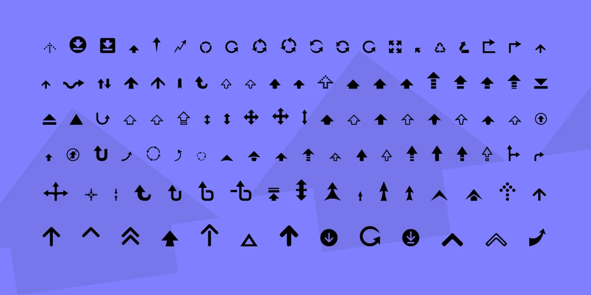 Arrow 7 Font