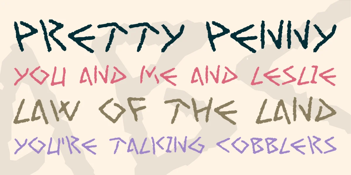 Art Greco Font preview 2
