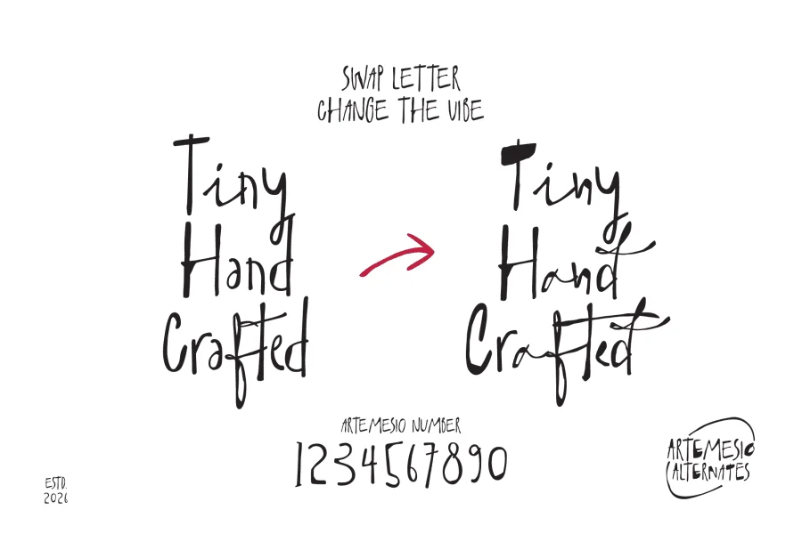Artemesio Font preview 3