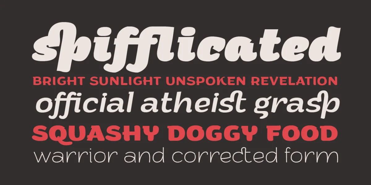 Arturo Trial Font Family preview 3