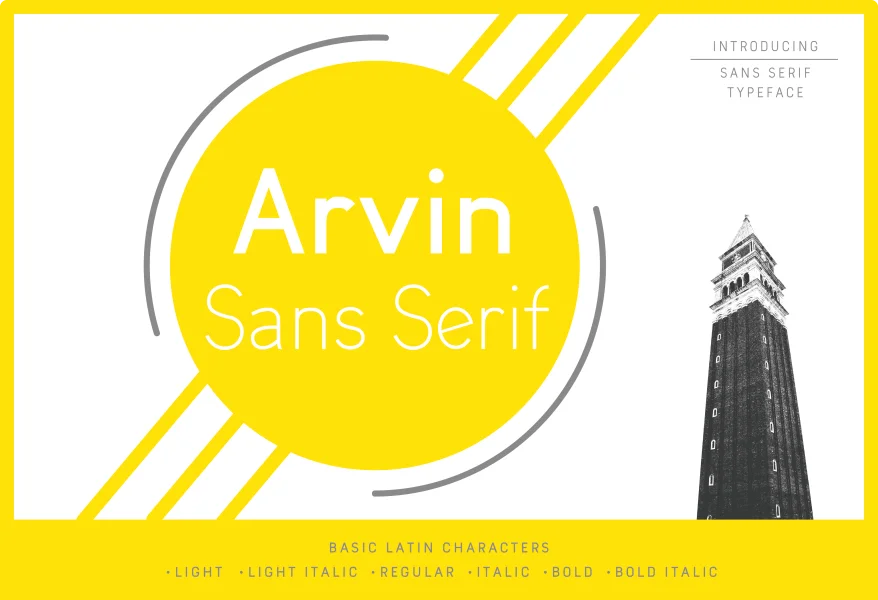 Arvin Font Family
