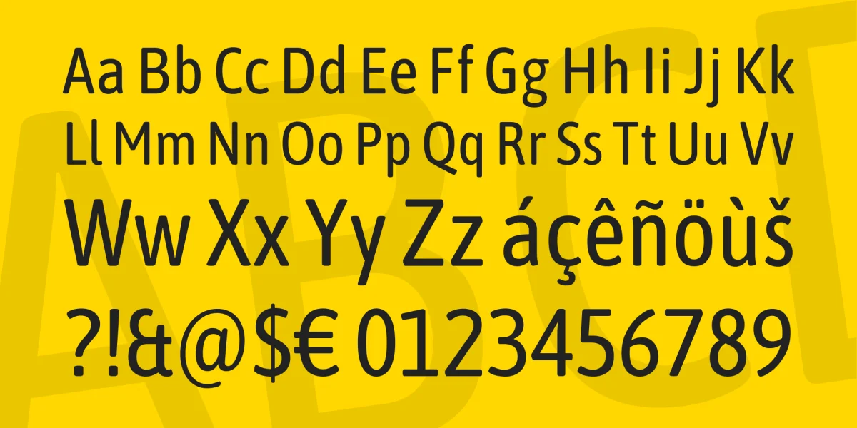 Asap Condensed Font Family preview 4